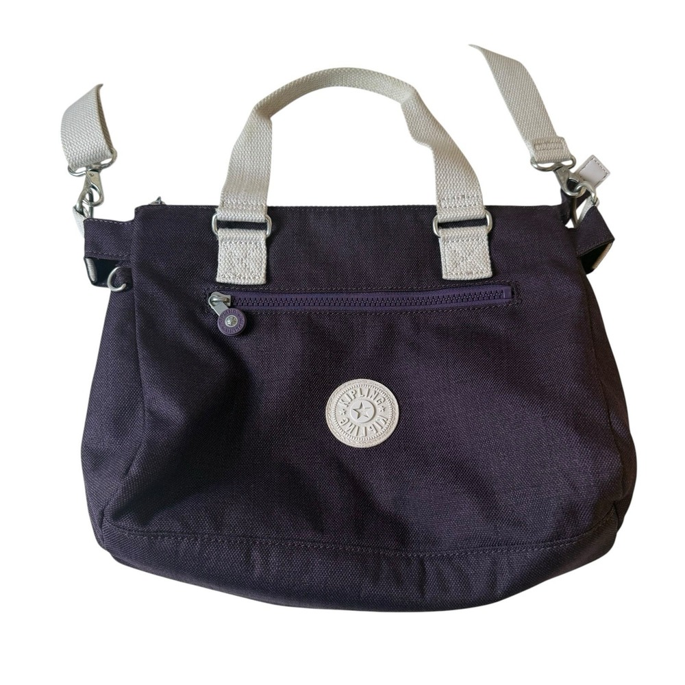 Kipling Amiel Handbag Crossbody Purse Dark Plum Purple Casual Everyday View 3